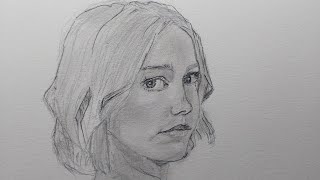 Emma Myers Drawing Tutorial – Mastering the Art of Portraiture How to draw Face by Loomismethod [upl. by Haseena]