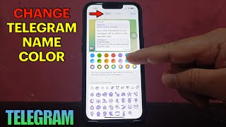 How to Change Telegram Name Color [upl. by Mag604]