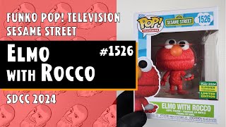 Elmo with Rocco Funko Pop  1526  Sesame Street  SDCC 2024  Just One Pop Showcase [upl. by Zacharia828]