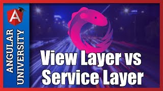 💥 Angular RxJs  Separating The View and The Service Layer With An Observable based API [upl. by Notsahc192]