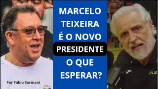 MARCELO TEIXEIRA É ELEITO PRESIDENTE DO SANTOS O QUE ESPERAR [upl. by Meekahs152]