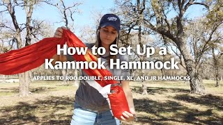 How to Set Up a Kammok Hammock [upl. by Eelaroc]