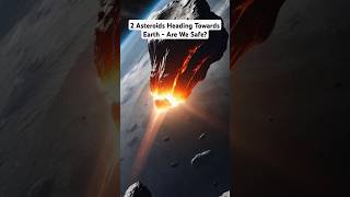 2 Asteroids Heading Towards Earth  Are We Safe 🌍☄️ shorts youtubeshorts [upl. by Nohtanoj835]