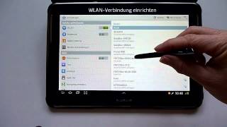 Tablet WLAN einrichten [upl. by Ecirtnom98]