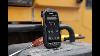 RugGear industrial smartphone with PTT Push to Talk Technology [upl. by Dania]