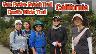 Hiking vlog San Pedro Beach Trail and Devils slide Trail in Pacifica California [upl. by Joleen685]