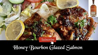 Honey Bourbon Glazed Salmon  How to Make Restaurant Style Honey Bourbon Glazes Salmon gourmia [upl. by Farny]