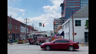 7524  Raleigh Fire  Engine 13 Ladder 1 [upl. by Pen]