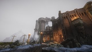 Sjel Blad Castle  Skyrim Special Edition Home Mod [upl. by Neelyahs793]