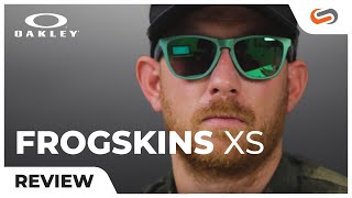 Oakley Frogskins XS Review  SportRx [upl. by Dreddy]