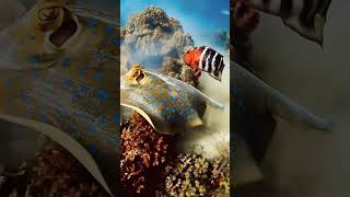 Skate fish and Anabas fish relaxing underwater world video Short 🐠🐠🐠 [upl. by Susi61]