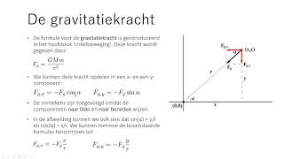 Natuurkunde modelleren 06 gravitatiekracht [upl. by Grissom]