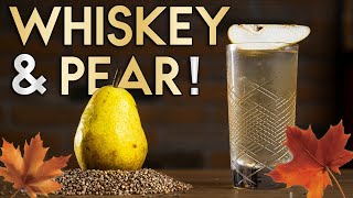 Ultimate Fall Cocktail  Whiskey Pear amp Buckwheat [upl. by Nodlehs]