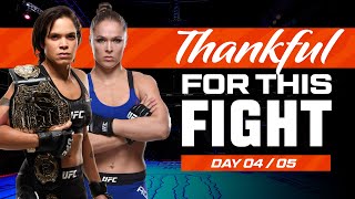 Amanda Nunes vs Ronda Rousey  UFC Fights We Are Thankful For 2023  Day 4 [upl. by Llevad]