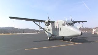 C23 Sherpa Landing And Taxiing [upl. by Chemash170]