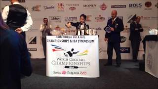 KuoChihLing 郭植伶世界調酒冠軍 64屆 The Champion for World Cocktail Champion [upl. by Jea]