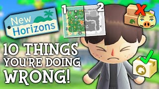 Dont Make These 10 MISTAKES in Animal Crossing New Horizons [upl. by Ilesara262]