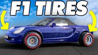 Can F1 Tires Make Your Road Car Faster [upl. by Vod]