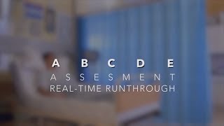 ABCDE Assessment Real time Runthrough [upl. by Callean859]