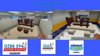 Gma minecraft version 1 DZBB superradyo amp barangay ls minecraft version [upl. by Akinirt321]