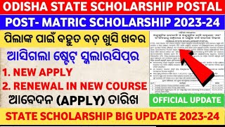 state scholarship apply 202324  post metric scholarship  complete information [upl. by Cos748]