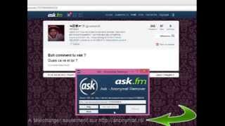 Tutoriel Comment connaitre les anonymes sur Ask Tutoriel [upl. by Johanan]