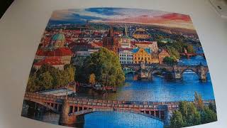 Time Lapse Puzzle Trefl Most Karola Praga 1000 [upl. by Japeth792]