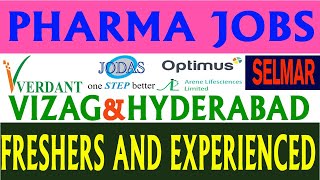 Pharma Jobs in Telugu 2023  Latest Pharma Jobs in Vizag amp Hyderabad [upl. by Atekin332]