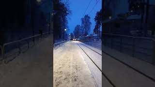 Linje 6 nach Nymånegatan via Sahlgrenska 2x M29 Einfahrt in Göteborg Önskevädersgatan zugshorts [upl. by Neltiak]