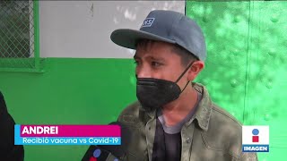 Andrei es uno de los primeros niños vacunados contra Covid19 en México  Noticias con Yuri Sierra [upl. by Nemajneb]