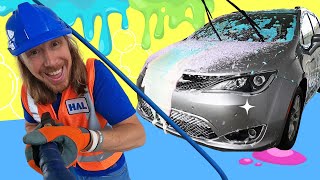 Carwash for Kids with Handyman Hal  Fun at the Car Wash [upl. by Nilesoy]