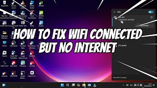 How to Fix Wifi Connected But No Internet Caused by Ethernet Enabled [upl. by Eilatam]