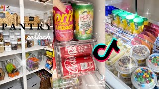 satisfying fridge pantry refill and restock tiktok compilation 🍉🍋🍓 [upl. by Gora979]