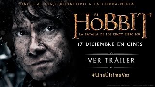 El Hobbit La Batalla de los Cinco Ejércitos  Spot quotUna Última Vezquot HD [upl. by Blunt869]