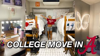 COLLEGE MOVE IN  DORM TOUR  University of Alabama [upl. by Piotr]