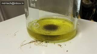 Sodium metabisulfite precipitate gold [upl. by Stallworth134]