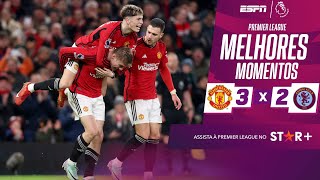 Garnacho faz dois e Manchester United consegue virada épica contra o Aston Villa na Premier League [upl. by Eloise]