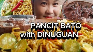 PANCIT BATODINUGUAN mukbang MUKBANG PHILIPPINES [upl. by Aidile]