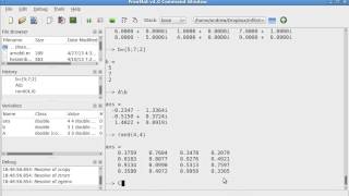 Octave amp FreeMat Tutorial  01  Basic Computations Assignments and Matrices [upl. by Orrin]