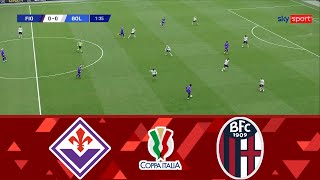 FIORENTINA VS BOLOGNA  COPPA ITALIA 20232024  FOOTBALL LIFE 2023 [upl. by Nos]