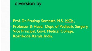 A novel ureterostomy by Prof Dr Prathap Somnath [upl. by Yrojram]