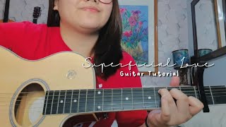 Superficial Love  Ruth B  Guitar Tutorial [upl. by Pinkham]