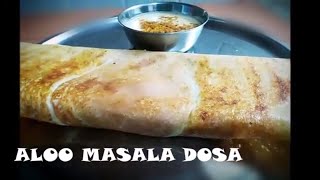 Masala Dosa Recipe  Aloo Masala Dosa  How to make Aloo Masala Dosa Recipe [upl. by Yrekcaz172]