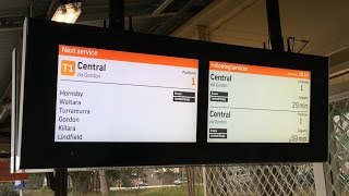 Sydney Trains Vlog 1138 New Style PIDS amp Information Kiosk Trial [upl. by February520]