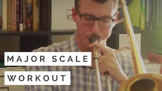 Jazz Trombone Pro Tips Major Scale Workout for Improvisation [upl. by Tal758]