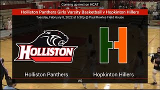 Holliston Girls Varsity Basketball v Hopkinton  282022 [upl. by Lubin]