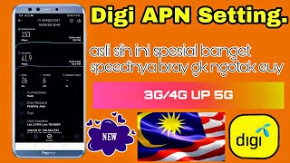 DIGI APN SETTING PALING LAJU  APN DIGI MALAYSIA 4G LTE TERCEPAT [upl. by Yemar]