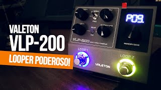 Pedal Valeton VLP200  Review e Impressões  Looper pequeno e poderoso [upl. by Ikey]