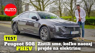 Peugeot 508 PHEV Koľko REÁLNE prejde 🔋 [upl. by Nirraj]