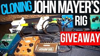 GIVEAWAY  John Mayer Trio JM3 Pedalboard [upl. by Urbano442]